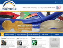 Tablet Screenshot of europe-caoutchouc.com